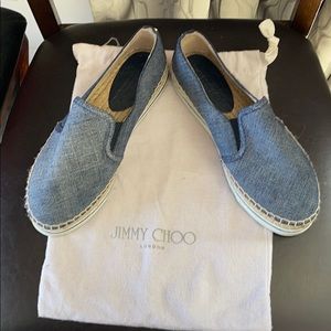 Jimmy Choo espadrilles with dustbag